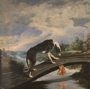 Fable of the dog and its reflection Fable of the dog and its reflection