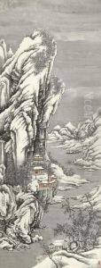 Snow Mountains After Li Cheng by Jin Cheng
