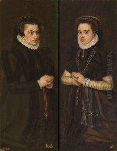 Margarita de Parma y Maria de Portugal, esposa de Alejandro Farnesio