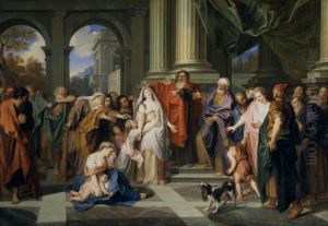 "Susannah accused of adultery" by Antoine Coypel