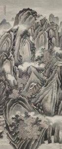 Secluded Ravines Imitating Wang Duo by Jin Cheng