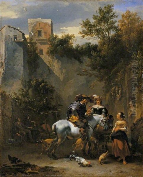 Halt at an Inn - view 1