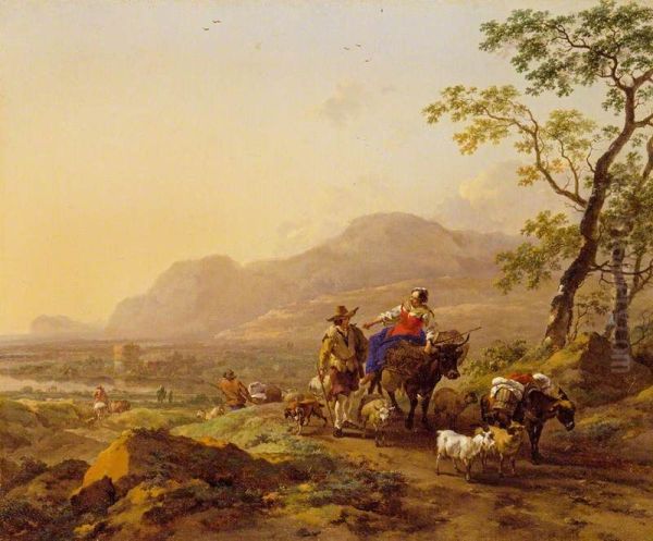Italian Landscape with Figures - view 1
