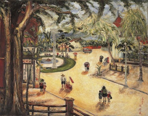 The Central Fountain In Chiayi - view 1
