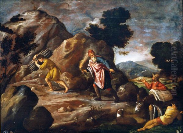 Abraham e Isaac camino del sacrificio - view 1