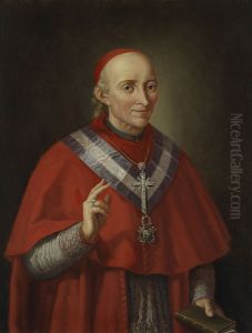 El cardenal Francisco Antonio de Lorenzana by Matias Moreno