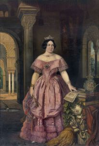 Isabel II de Espana by Jose Galofre Y Coma