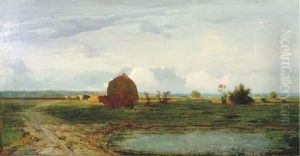 Cattle Grazing In A Pasture
