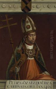 El cardenal Pedro Gonzalez de Mendoza by Matias Moreno