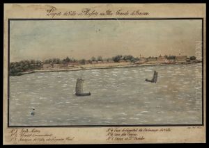 Prospecto da Vila de Monforte na Ilha Grande de Joannes by Jose Joaquim Freire