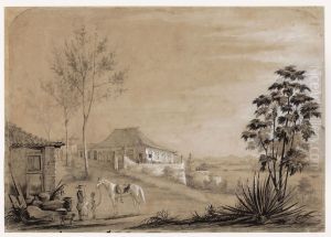 Sede de fazenda nos arredores do Rio de Janeiro (atribuido) by Nicola Antonio Facchinetti