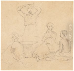 Slaves and negroes at Rio and Bahia by Charles Landseer