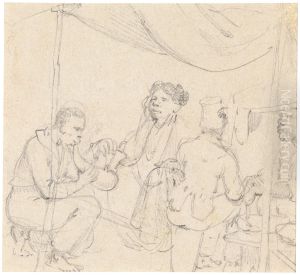 Slaves and Negroes at Rio and Bahia by Charles Landseer