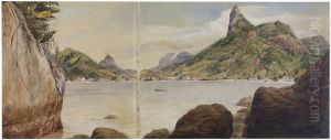The Corcovado from opposite side of Botafogo Bay by Charles Landseer