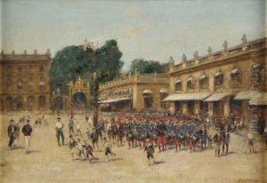  Le Retour Des Grandes Manoeuvres, Place Stanislas. 