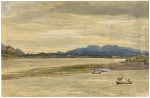 View of coast from Isle de Governador by Charles Landseer
