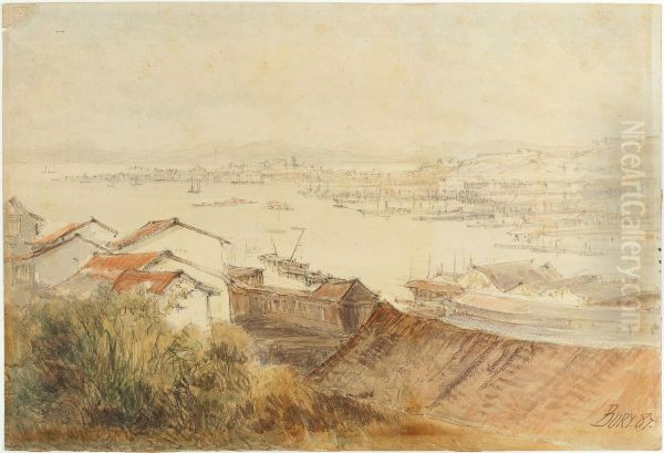 Vista de Niteroi sobre o porto do Rio de Janeiro - view 1