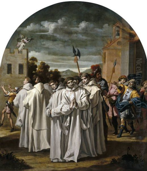 The Burning of the Prague Charterhouse and the Persecution of the Carthusians - view 1