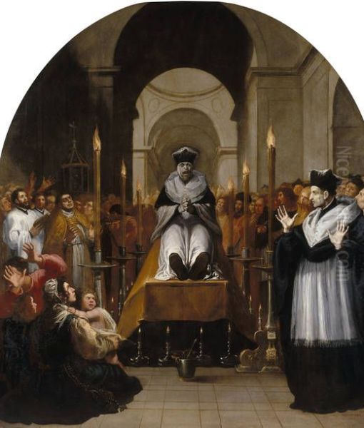 Saint Bruno's Conversion before the Body of Diocres - view 1