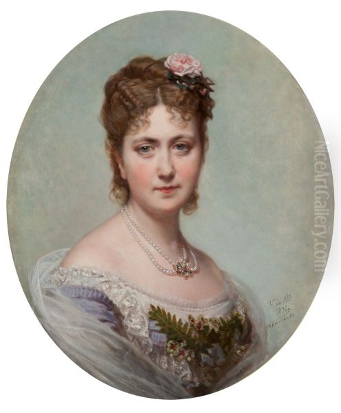 Retrato de Elisa Tapia y Parrella, esposa del banquero y politico Adolfo Bayo, Consejero del Banco de Espana. - view 1
