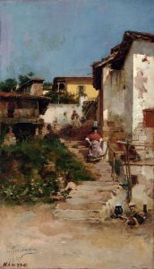 San Esteban de Pravia by Casto Plasencia