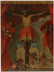 Cristo crucificado by Juan Carreno De Miranda