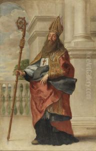 Saint Ambrose by Gaspar De Crayer