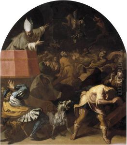 Stephen of Chatillon Bishop of Die Preaching to the People