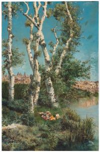 Paisaje de las afueras de la ciudad de Toledo