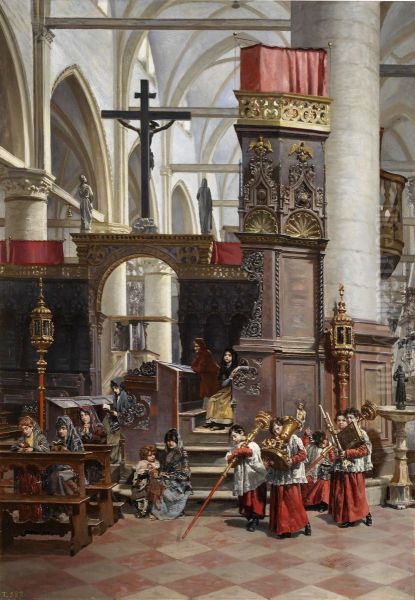 En la iglesia dei Frari de Venecia - view 1