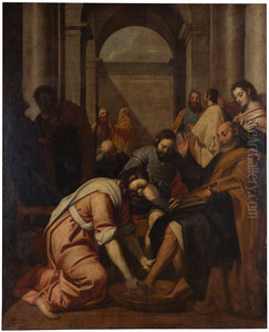 Jesucristo lavando los pies a San Pedro