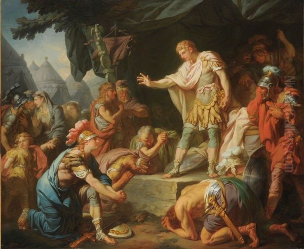 Germanicus Calms Sedition in his Camp - view 1