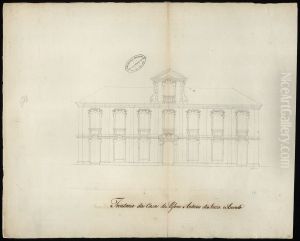 Frontaria das casas do alferes Antonio da Souza, e Azevedo by Joaquim Jose Codina