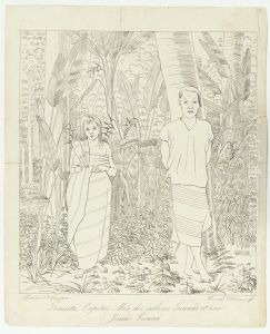 Guanita, Capitao-Mor des indiens Guanas, et une Jeune Guana by Hercules Florence