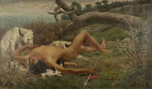 La muerte de Adonis by Eugenio Alvarez Dumont