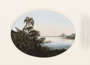 Lagoa Rodrigo de Freitas (Morro Dois Irmaos) (atribuido) by Nicola Antonio Facchinetti