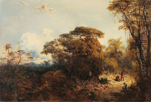Landscape with indians