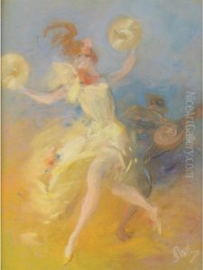 Dancing Woman by Jules Cheret