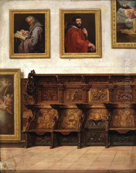 Estudio de silleria de coro - view 1
