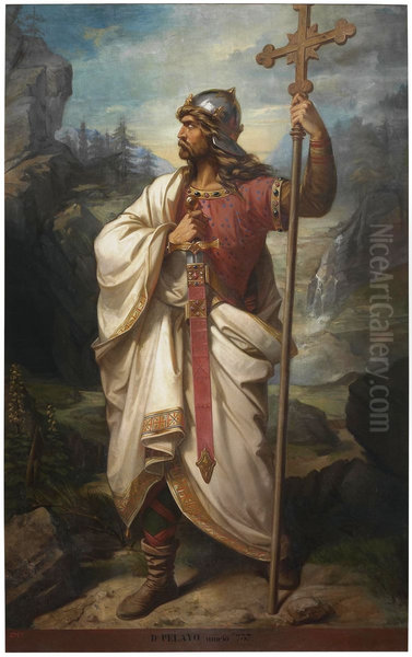 Don Pelayo, rey de Asturias - view 1