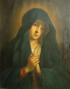 The Madonna In Sorrow by Angiolo Cherici