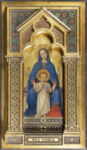 La Vierge A L'enfant by Bruno Joseph Cherier