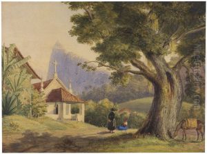Back of Corcovado from the Chapel of the Conceicao by Charles Landseer