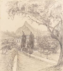 British Legation Caminho Novo de Botafogo 1854 by Marguerite Tollemache
