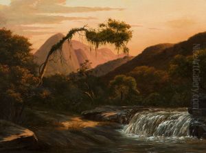 Cascata dos Correias, Petropolis (atribuido) by Brasiliana Iconografica