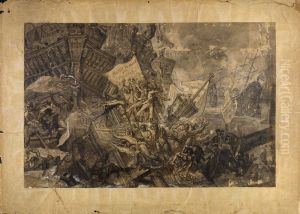 Combat du vengeur by Jean Baptiste Debret