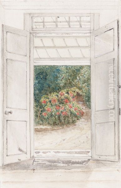 Entrance to 'The Spot'. from door of Anteroom - 15th July 1854 - view 1
