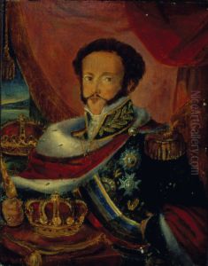 Retrato de Dom Pedro I do Brasil e IV de Portugal by Jose Simeao de Oliveira