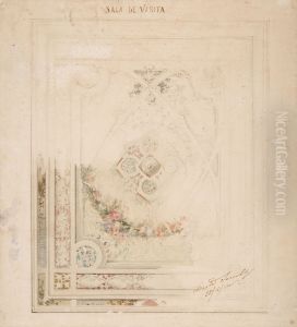 Sala de visita by Oreste Sercelli
