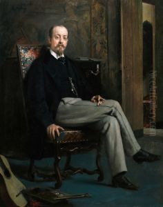El pintor Benito Soriano Murillo by Raimundo de Madrazo y Garreta